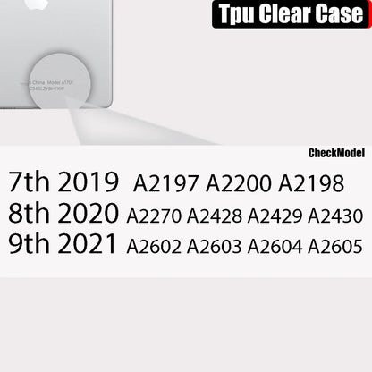 Clear Case For Ipad Pro 11 12.9 10.5 9.7 9th Generation With Pencil Holder Cover Ipad Mini 6 Air 5 4 3 2 1 10th 8 7 5 Tpu Case