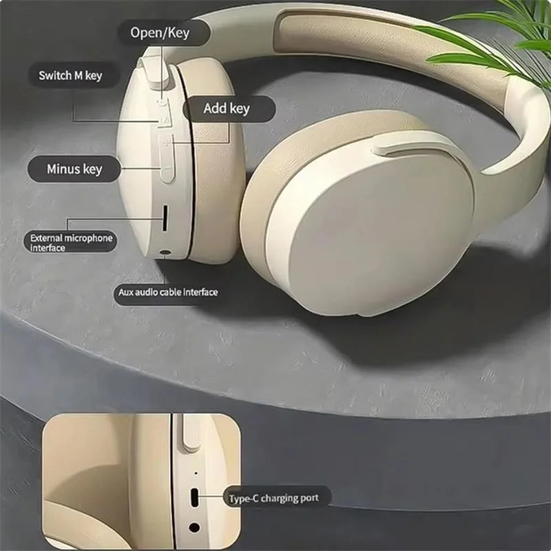 Wireless Headphones Bluetooth 5.3 P2961 Original Earphone For Samsung Iphone Stereo HIFI Headset Game Earbuds With Microphone