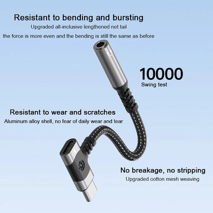 USB C to 3.5mm Jack AUX Audio Adapter 2 in 1 Type C OTG Splitter Headphone Cable Converter For iPhone 15 Samsung S24 S23 Xiaomi