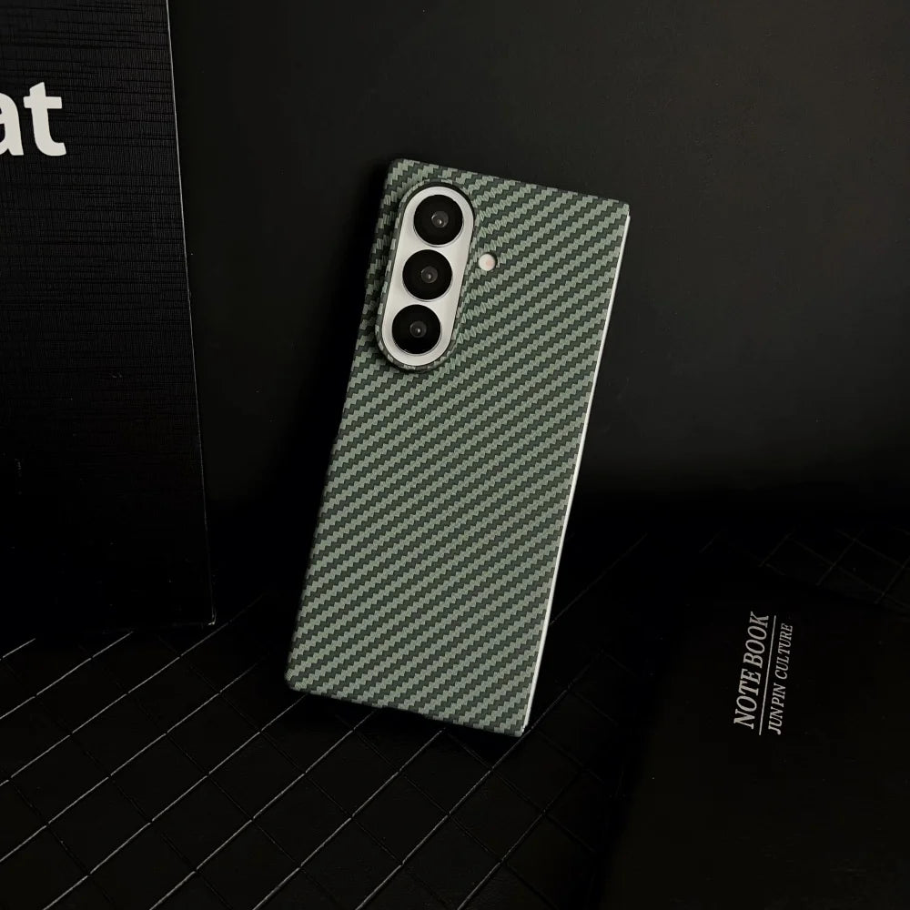 High-end Ultra Thin Carbon Fiber Phone Case for Samsung Galaxy Z Fold 7 6 5 4 3 Magsafe Wireless Charging Screen Protector Cover