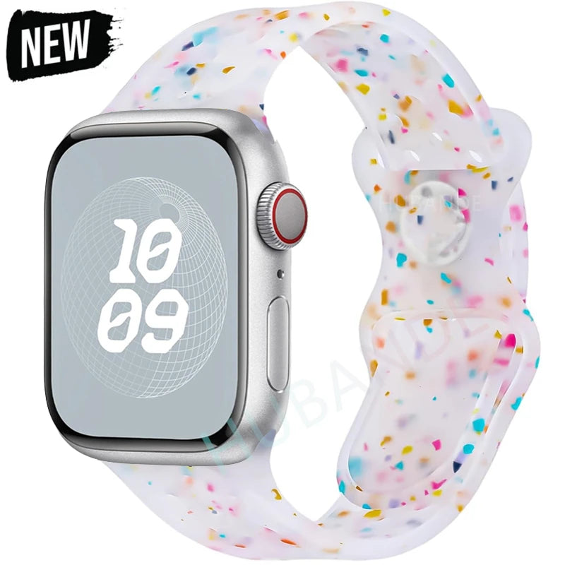 Strap For Apple Watch Band 46mm 44mm 49mm 45mm 40mm 41mm 38 42mm correa Breathable bracelet iwatch series 10 8 SE 7 6 5 9 Ultra