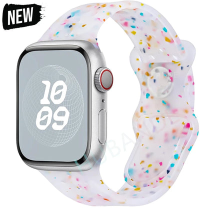 Strap For Apple Watch Band 46mm 44mm 49mm 45mm 40mm 41mm 38 42mm correa Breathable bracelet iwatch series 10 8 SE 7 6 5 9 Ultra