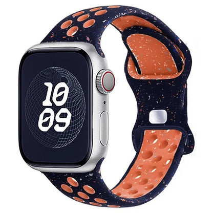 Strap For Apple Watch Band 46mm 44mm 49mm 45mm 40mm 41mm 38 42mm correa Breathable bracelet iwatch series 10 8 SE 7 6 5 9 Ultra