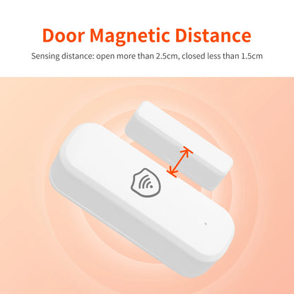 Tuya Zigbee Door Sensor Smart WiFi Door Detector Wireless Security Automation Works With Smart Home APP Voice Alexa Google Home