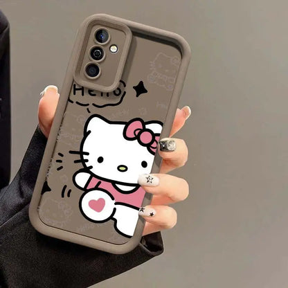 Sanrio Hello Kitty Cute Case for Samsung Galaxy A54 5G A55 A34 A35 A14 A15 A16 A25 A23 A24 A26 A71 A52 A36 A73 A32 Lovely Cover