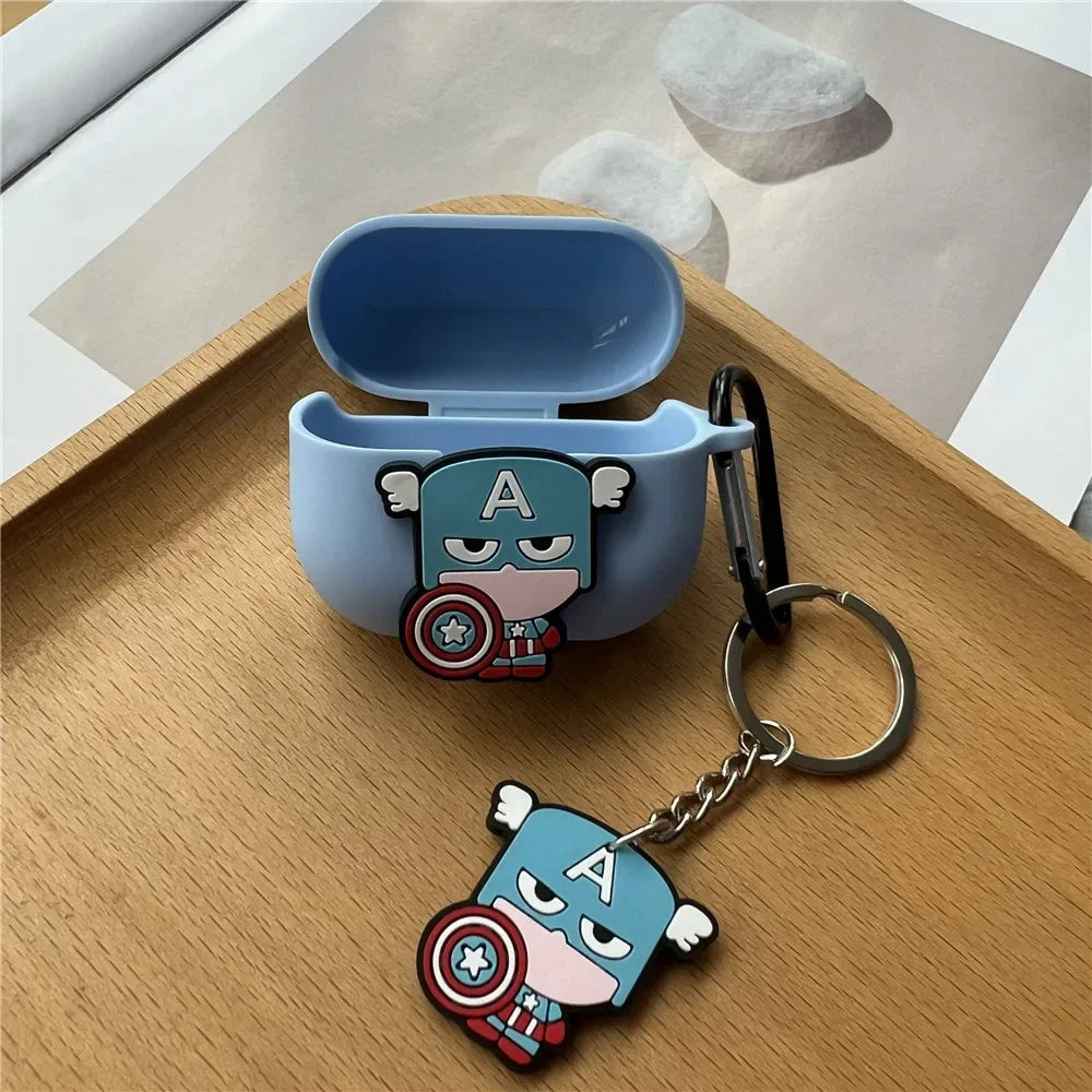 Case for Samsung Galaxy Buds 3 Pro Case Diy Cartoon Earphone Protector Soft Silicone Protective Case for Galaxy Buds3 Cover