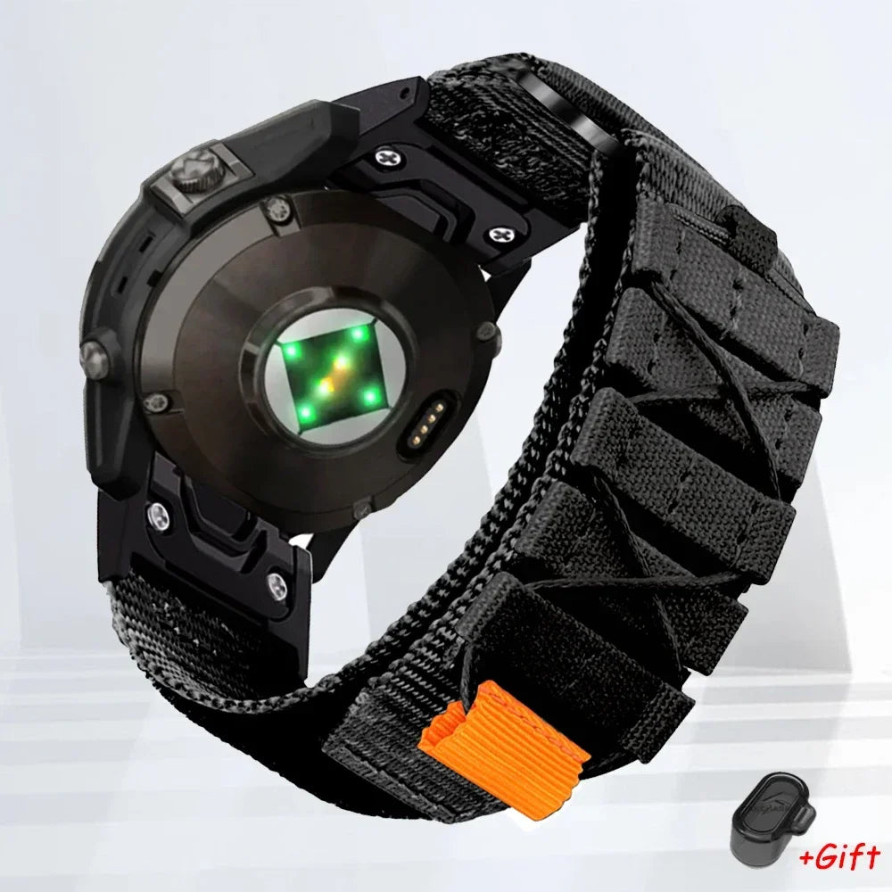 New Quick Fit Nylon Strap for Garmin Watch Fenix7 7X 6X Pro/Epix Pro Gen 2 51mm 47mm/Fenix6 5Plus 5XPlus 22mm 26mm Watchband