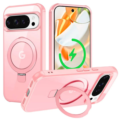 Magnetic For Google Pixel 10 Pro XL Pixel 10 9 Pro Case [Compatible With Magnetic] With Stand, Drop Protection] Shockproof Cover