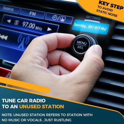 48W Car Adapter Bluetooth 5.2 FM Transmitter For Car PD&QC3.0 Car Charger Bluetooth Adapter Dual Mics Deep Bass Sound Hands-Free