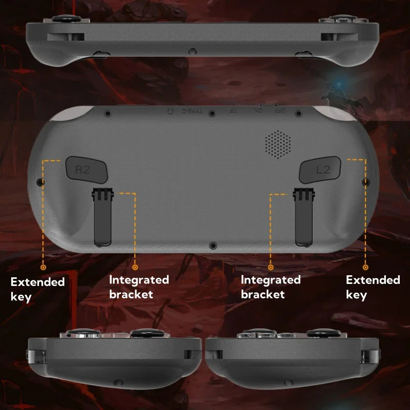 SF3000 Retro Handheld Video Game Console Linux System 4.5 Inch 854*480 IPS Screen 3000mAh Portable Pocket Video Player Games