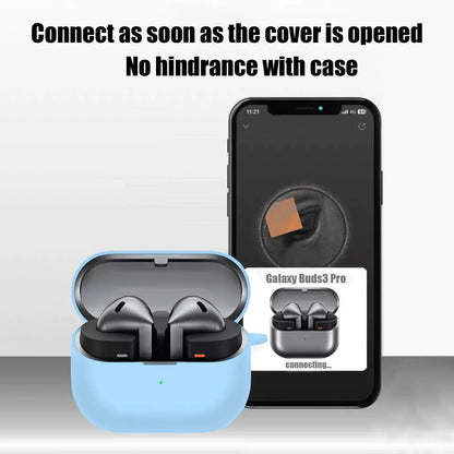 2 in 1 Silicone Case for Samsung Galaxy Buds3/Galaxy Buds3 Pro (2024) Shockproof Full Protective Accessory Cover Cute For Women