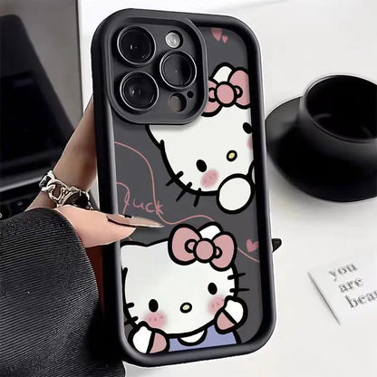 Sanrio Hello Kitty Cute Case for Samsung Galaxy A54 5G A55 A34 A35 A14 A15 A16 A25 A23 A24 A26 A71 A52 A36 A73 A32 Lovely Cover