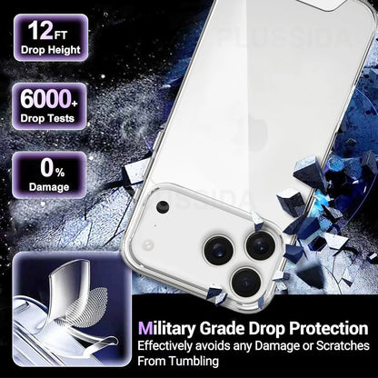 Clear Case For iPhone 17 16 Pro Max 17 Air Case 16 15 14 13 12 11 Pro Max Case For Magsafe for iPhone16 Plus Luxury Cover Cases