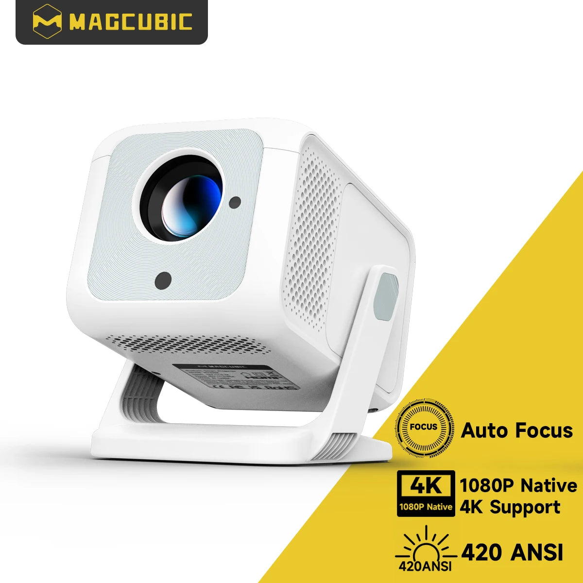 Magcubic HY310X 4K Mini Projector With Full HD 1080P 420ANSI Android 11 Auto Focus Keystone for Outdoor Theater Stand Projector