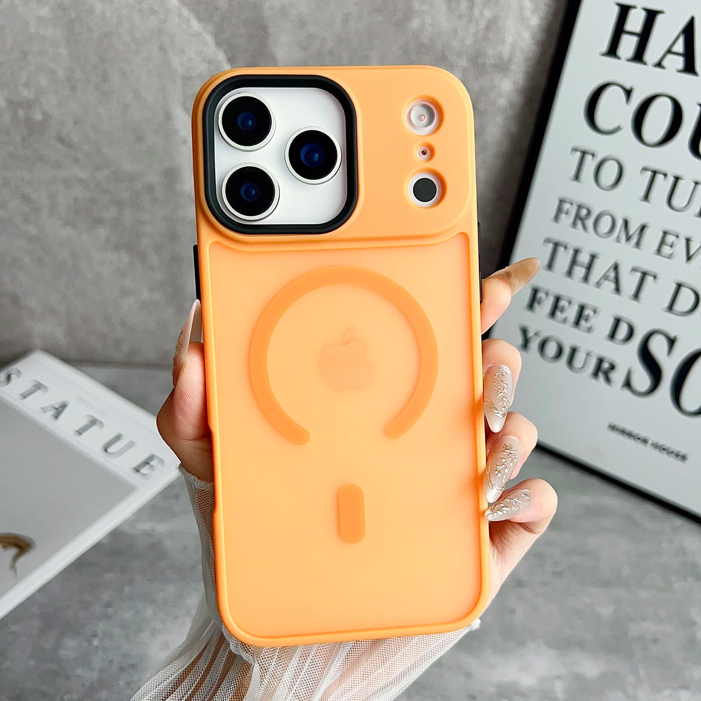 Luxury Magnetic Magsafe Wireless Charge Phone Case For iPhone 17 Pro Max 16 15 14 13 12 11 Pro Max 17 Air Shockproof Matte Cover