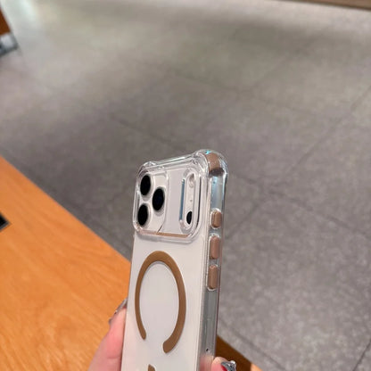 Luxury Magsafe Color Airbag Shockproof Clear Case For iPhone 17 Air 16 15 14 13 12 Pro Max Plus Magnetic Wireless Charging Cover
