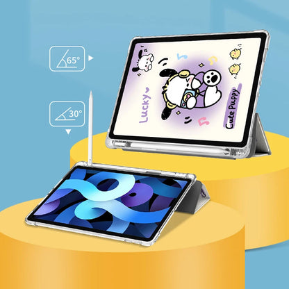Pochacco Ipad Case for 10th Generations 10.9in Kawaii Silicone Soft Case  Pro Air3 10.5in Tablet Case Mini4 5 6 Tri-Fold Cases
