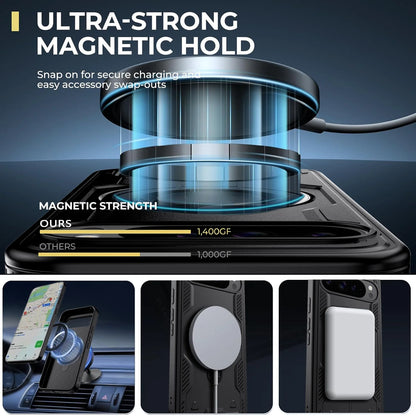 Black For Google Pixel 10/10 Pro/10 Pro XL Rugged Phone Case Shockproof Heavy Duty Kickstand Holder Protective Cover