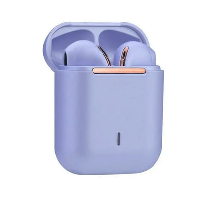 J18 TWS Wireless Bluetooth Earphones HiFi Stereo Sound, In-Ear Headset With Mic, USB Charging Case For Daily Use 300mAh Battery