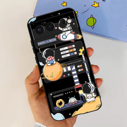 For Cover Google Pixel 6 Case Cute Cat Cartoon Bumper Back Shockproof Soft TPU Case For Google Pixel 6A 6PRO Pixel 6 Phone Cases