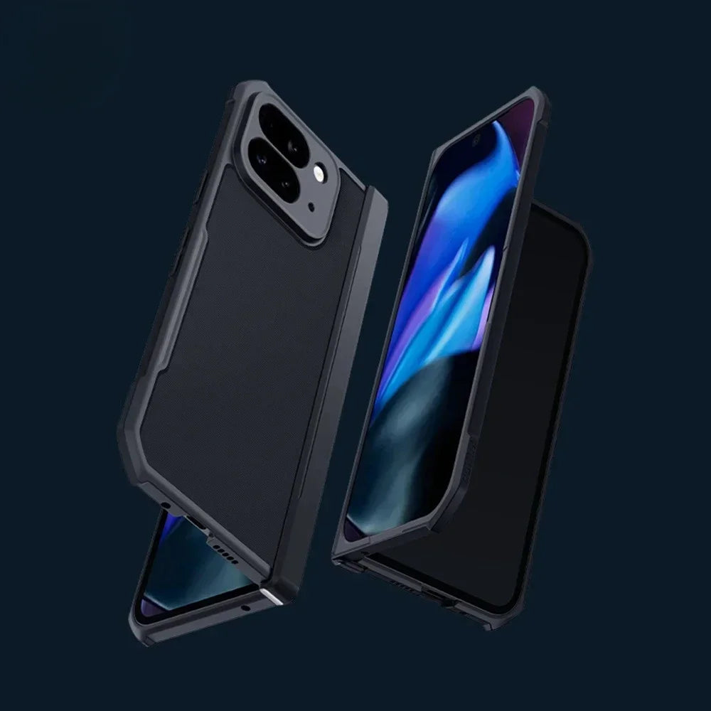 Cases For Google Pixel 9Pro Fold Phone Case Fold2 Fold Screen All-inclusive Anti-drop Pixel 9Pro Laser pattern Protective Covers