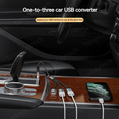 USB Hub Extensions 3 Port Type C Hub USB Splitter Data Transmission High Speed OTG Adapter For Computer Xiaomi Macbook Pro Air