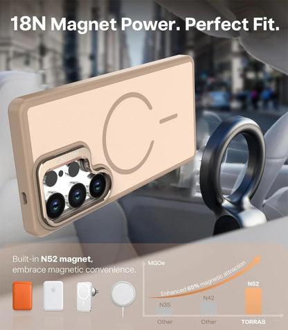 For Magsafe Magnetic Case For Samsung S26 Ultra S25 Edge S24 Plus S23 FE A52 A54 A55 A36 A35 A34 A25 A16 Liquid Silicone Cover