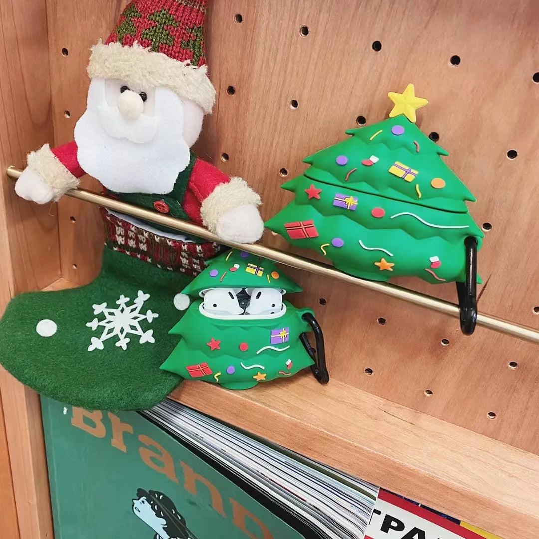 Christmas tree Case For AirPods Pro3 Cartoon silicone soft shell For AirPods 4 Pro2 Cover Earphone Accessories