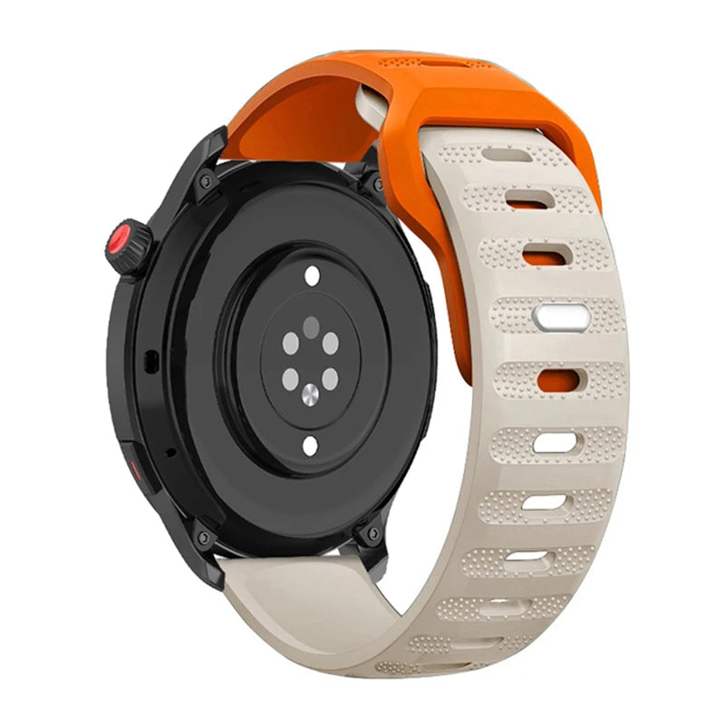 22mm 20mm Silicone Band For Huawei Watch 4/3/GT3-2 Pro Amazfit GTR 4/GTS 4 Soft Breathable Belt Samsung Galaxy Watch 6/5/4 strap