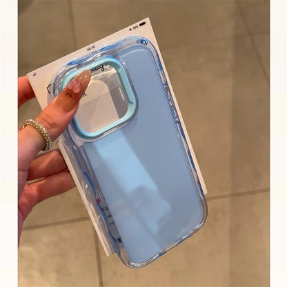 Luxury Jelly Candy Shockproof Case for iPhone 16 15 14 Plus 13 12 11 Pro Max Soft Hit Color Bumper Armor Aesthetic Phone Cover