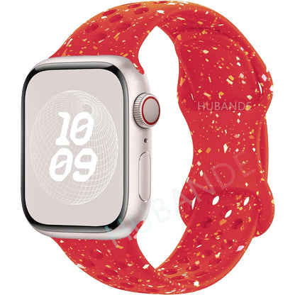 Strap For Apple Watch Band 46mm 44mm 49mm 45mm 40mm 41mm 38 42mm correa Breathable bracelet iwatch series 10 8 SE 7 6 5 9 Ultra