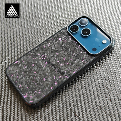 Magnetic Forged Glossy Carbon Fiber Case for New iPhone 17 /17 Air /17Pro /17 Pro Max Wireless Charging Back Cover with MagSafe