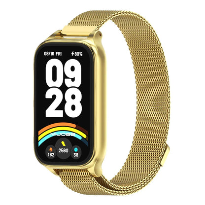 For Xiaomi Smart Band 9 Active Strap Smart Bracelet Mi Band 9 Active Strap Metal Stainless Steel Replacement Wrist Watchband