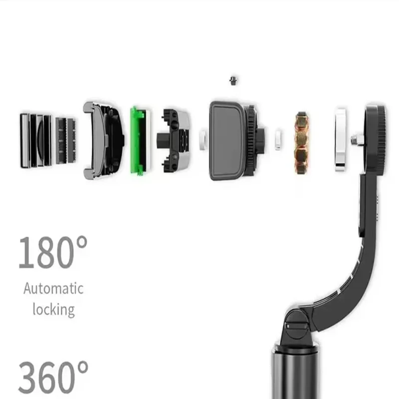 Roreta Telescopic Selfie Stick Tripod Monopod Stand Mobile Phone Support Wireless Gimbal Stabilizer For iOS Android Holder