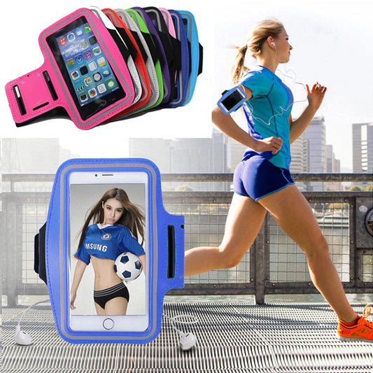 4.7-7 inch Outdoor Sports Armband Case Phone Holder For iPhone Samsung Xiaomi Huawei Gym Running Mobile Phone Bag Arm Band Case - covers4phones