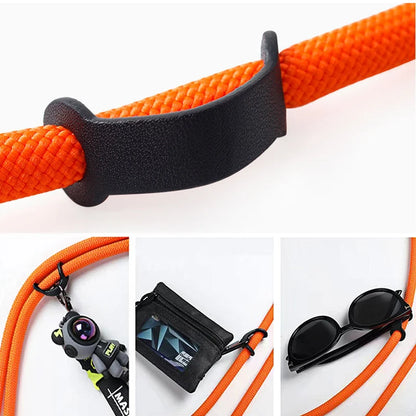 150CM Length Phone Lanyard Adjustable Detachable Neck Cord Outdoor Universal Crossbody Strap Card Clip for Mobile Phone Case