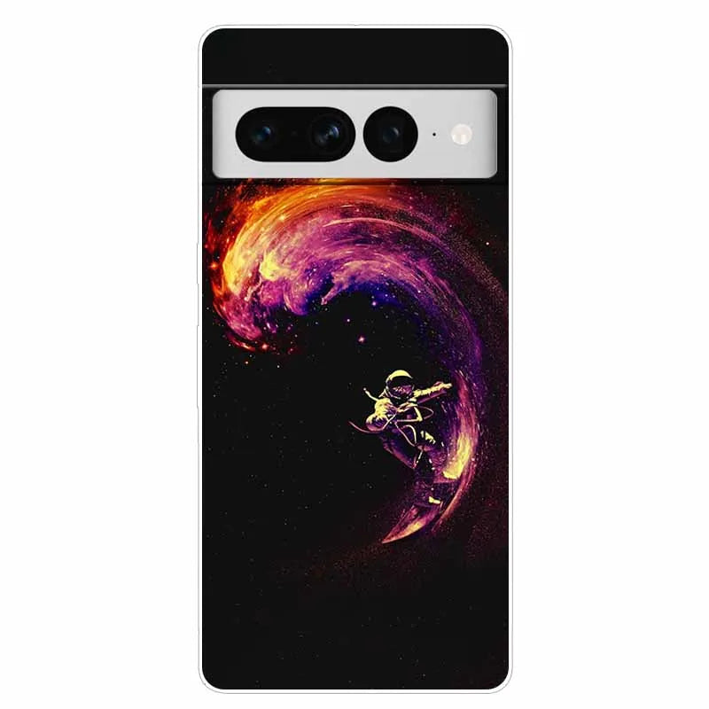 Case for Google Pixel 8 Pro / 7 7Pro Cover Pixel 8Pro Silicone Soft TPU Clear Funda for Google Pixel 8 5G Phone Shells Animals
