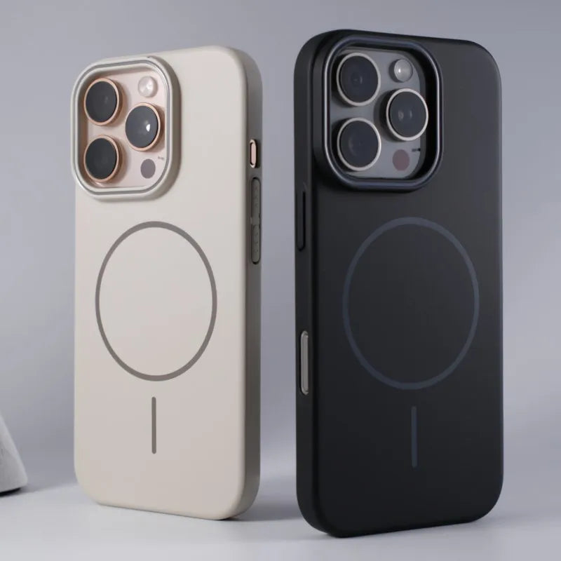 Luxury Original Hard PC Magsafe Case for iPhone 17 Air 16 15 14 Plus 13 12 Mini 11 Pro Max Shockproof Matte Thin Magnetic Cover