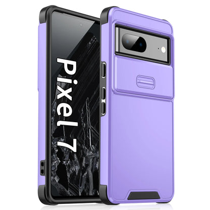 Slide Camera Case For Google Pixel 9 8 7 Pro 8A  6A  Lens Protection Wireless Charge Shockproof Cover For Pixel 8 A 9Pro XL 8pro