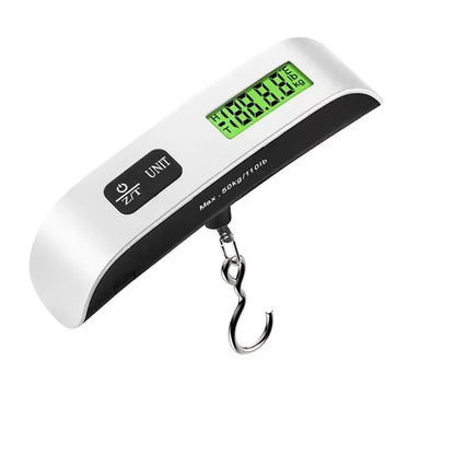110lb/50kg Portable Scale Digital LCD Display Electronic Scale Weight Suitcase Travel Weighs Baggage Bag Weight Balance Tool - covers4phones