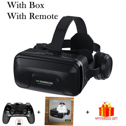 VR Shinecon 10.0 Helmet 3D Glasses Virtual Reality Casque For Smartphone Smart Phone Goggles Headset Viar Video Game Binoculars - covers4phones