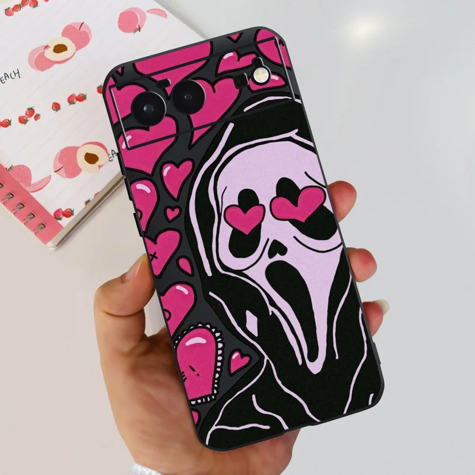 For Cover Google Pixel 6 Case Cute Cat Cartoon Bumper Back Shockproof Soft TPU Case For Google Pixel 6A 6PRO Pixel 6 Phone Cases