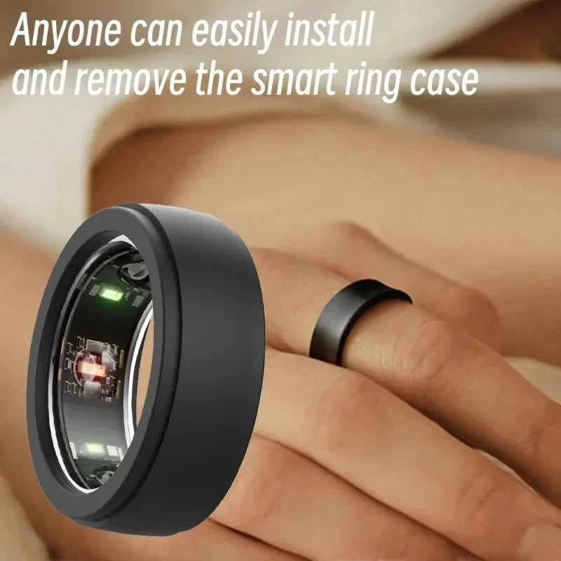 For Samsung Galaxy Ring Anti-Scratch Protective Soft Elastic Silicone Funda for Men Women Sleep Health Monitor Sports Smart Ring - covers4phones