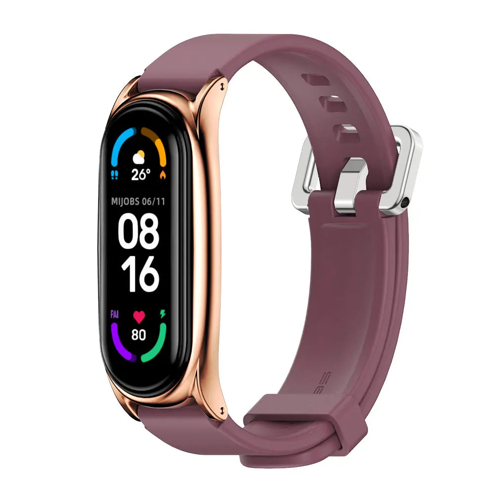 Strap For Xiaomi Mi Band 10 9 8 7 6 5 4 3 Silicone Wristband Bracelet Replacement For Xiaomi Band 8 MiBand 7 6 5 4 3 Wrist Strap