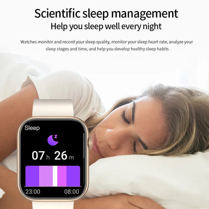 LIGE Bluetooth Call Smartwatch Women Men Sports Fitness Watches Woman Body Temperature Monitoring Waterproof Smart Watch Ladies