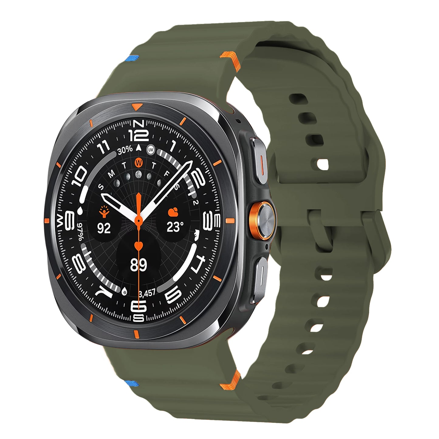Silicone Band for Samsung Galaxy Watch ultra Strap 47mm Bracelet correa Galaxy Watch 7 6/6 Classic/5 pro/4 44mm 40mm 43mm 46mm