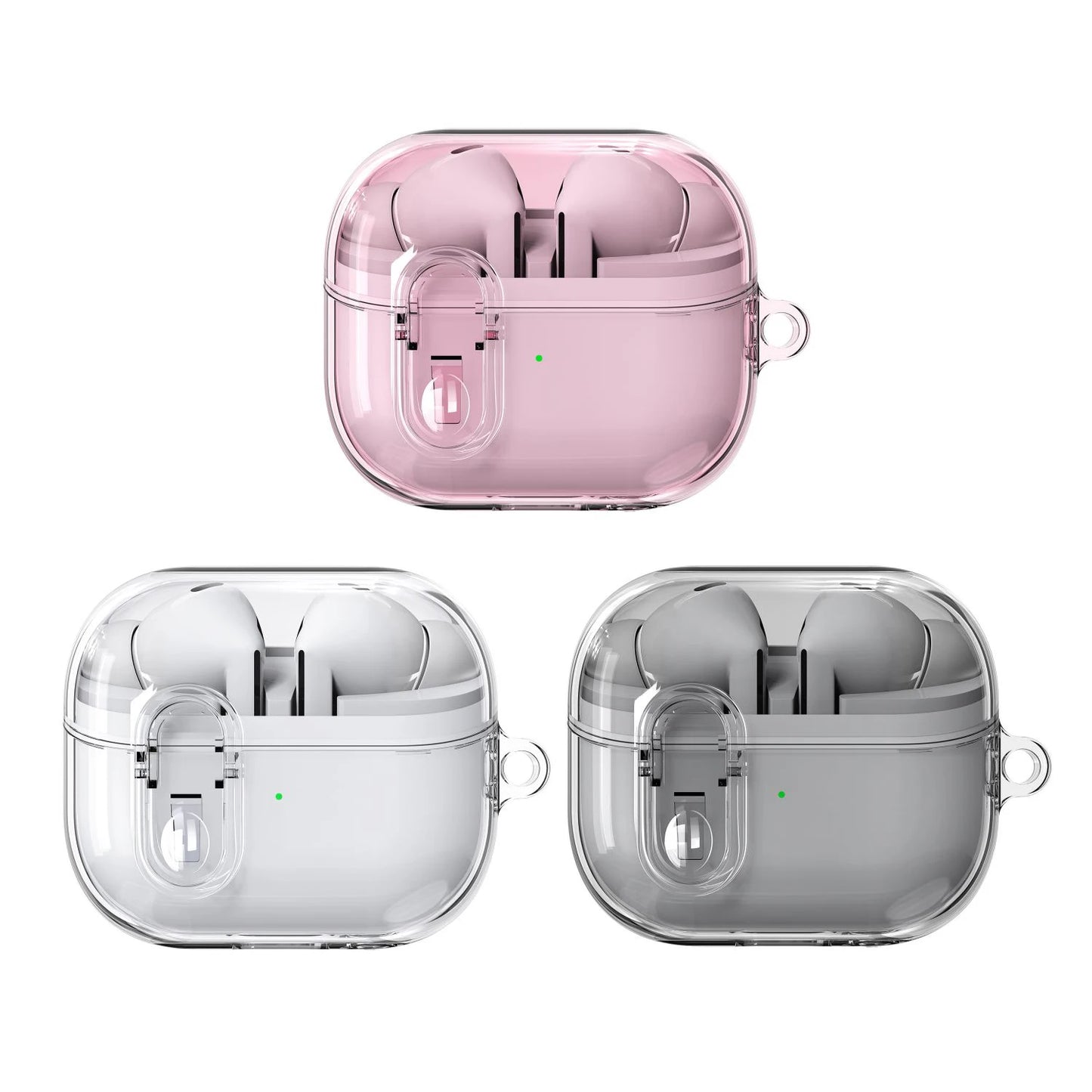 2024 Earphone Cover For Samsung Buds 3 Pro Case Transparent TPU + PC Secure Lock For Samsung Galaxy Buds3 Buzz 3 Pro Cases Hook
