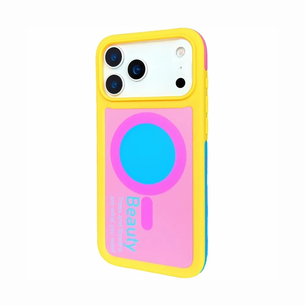 17 ProMax Creative Color Dopamine Magnetic Phone Case For iPhone 17 Air 16 15 14 Pro Max 13 Magsafe Shockproof Protective Cover
