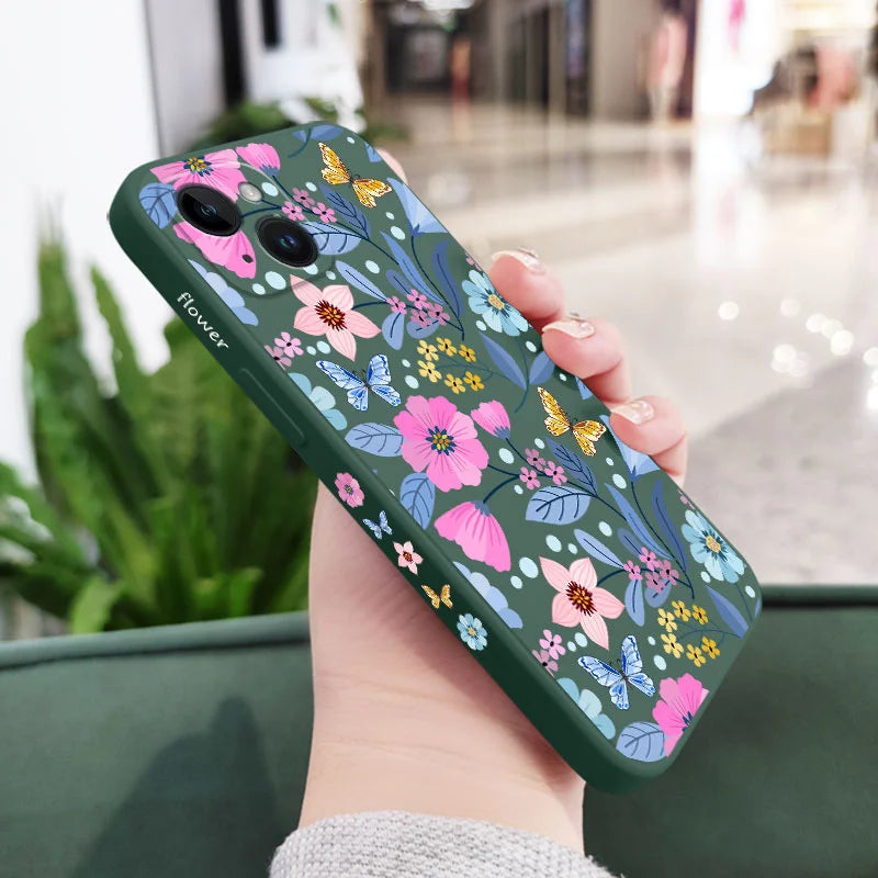 Miss Pattern Phone Case For iPhone 16 15 14 13 12 11 Pro Max Mini X XR XS SE2020 8 7 Plus 6 6S Plus Cover