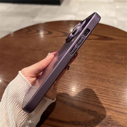 Luxury Laser Aurora CD Pattern Matte Case For iPhone 16 15 14 13 12 11 Pro Max 16 Plus Soft Bumper Shockproof Armor Hard Cover